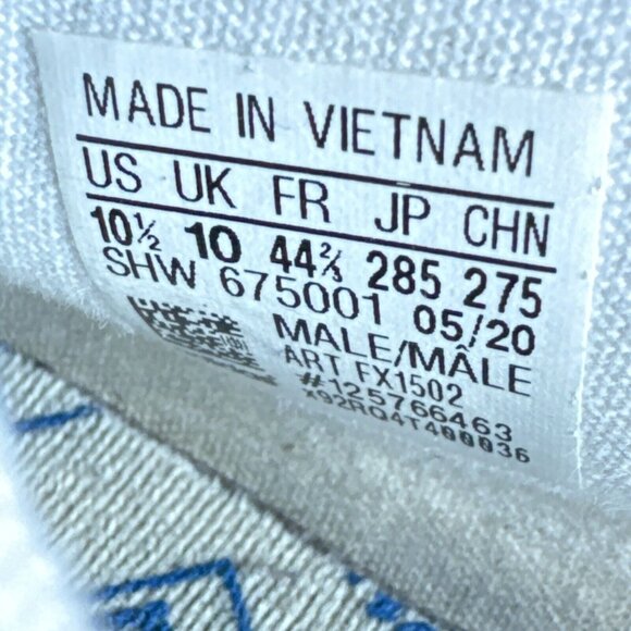 Adidas Aderley SPZL White Bright Blue 2020 FX1502 Men's - Size 10.5 US / 10 UK - Picture 5 of 11